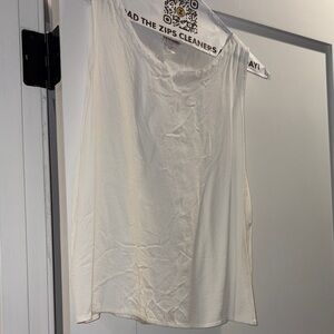 Elegant White Sleeveless Top